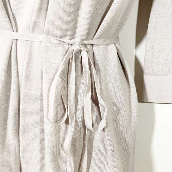 Anagram 2 Piece Belted Cardigan Sweater & Tank Beige Tan Women's Size XS - Picture 4 of 12